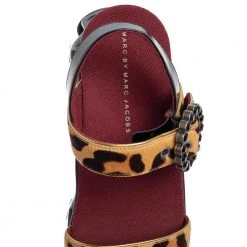 Marc By Marc Jacobs Beige Leopard Print Calf Hair And Patent Leather Ninja Wave Platform Sandals Size 37 For Women 14 Marc By Marc Jacobs Beige Leopard Print Calf Hair And Patent Leather Ninja Wave Platform Sandals Size 37 For Women -Marc Jacobs shop luxury women marc jacobs new shoes p491976 004