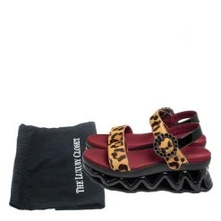 Marc By Marc Jacobs Beige Leopard Print Calf Hair And Patent Leather Ninja Wave Platform Sandals Size 37 For Women 15 Marc By Marc Jacobs Beige Leopard Print Calf Hair And Patent Leather Ninja Wave Platform Sandals Size 37 For Women -Marc Jacobs shop luxury women marc jacobs new shoes p491976 1631076456 009