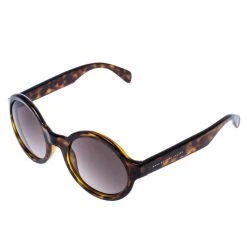 Marc By Marc Jacobs Brown Tortoise V08HA Round Sunglasses For Women -Marc Jacobs shop luxury women marc jacobs used accessories p255921 003