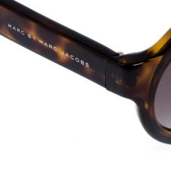 Marc By Marc Jacobs Brown Tortoise V08HA Round Sunglasses For Women -Marc Jacobs shop luxury women marc jacobs used accessories p255921 004