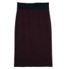 Marc Jacobs Burgundy High Waist Wool Skirt S For Women