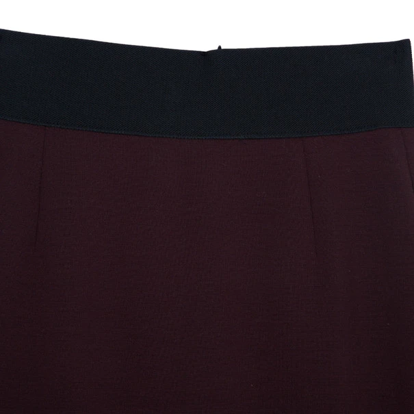 Marc Jacobs Burgundy High Waist Wool Skirt S For Women 10 Marc Jacobs Burgundy High Waist Wool Skirt S For Women - Image 10