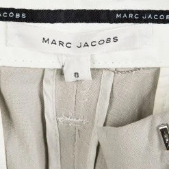 Marc Jacobs Beige Embellished Bird Motif Wide Leg Three Quarter Pants L For Women 10 Marc Jacobs Beige Embellished Bird Motif Wide Leg Three Quarter Pants L For Women -Marc Jacobs shop luxury women marc jacobs used clothes p116907 005