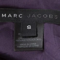 Marc Jacobs Purple Printed Chiffon Ruffle Trim Sleeveless Top S For Women 9 Marc Jacobs Purple Printed Chiffon Ruffle Trim Sleeveless Top S For Women -Marc Jacobs shop luxury women marc jacobs used clothes p118460 0005