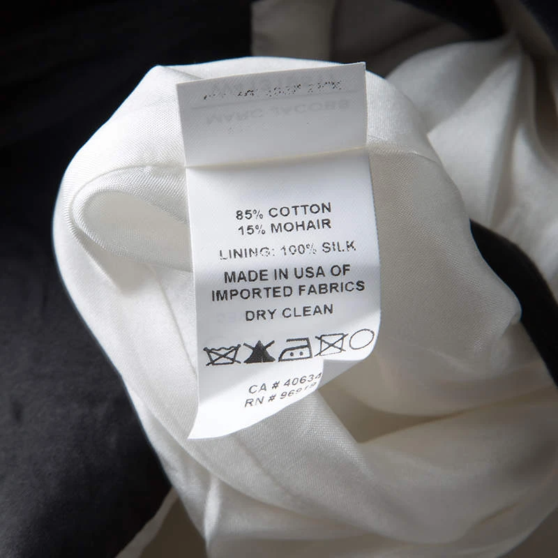 Marc Jacobs Monochrome Colorblock Cotton Mohair Blend Sleeveless Dress S For Women 6 Marc Jacobs Monochrome Colorblock Cotton Mohair Blend Sleeveless Dress S For Women - Image 6