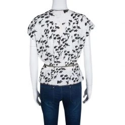 Marc Jacobs White Animal Figure Print Wrap Top M For Women 8 Marc Jacobs White Animal Figure Print Wrap Top M For Women -Marc Jacobs shop luxury women marc jacobs used clothes p131907 0003