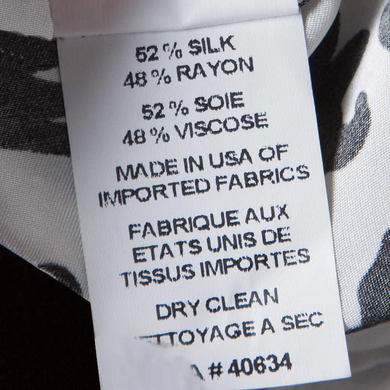 Marc Jacobs White Animal Figure Print Wrap Top M For Women 6 Marc Jacobs White Animal Figure Print Wrap Top M For Women - Image 6