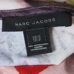 Marc Jacobs Multicolor Embellished Eye Detail Pop Art Face Printed Cotton T- Shirt XS/S For Women 9 Marc Jacobs Multicolor Embellished Eye Detail Pop Art Face Printed Cotton T- Shirt XS/S For Women -Marc Jacobs shop luxury women marc jacobs used clothes p159256 0005