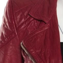 Marc Jacobs Brick Red Leather Quilted Shoulder Biker Jacket S For Women 9 Marc Jacobs Brick Red Leather Quilted Shoulder Biker Jacket S For Women -Marc Jacobs shop luxury women marc jacobs used clothes p180342 004