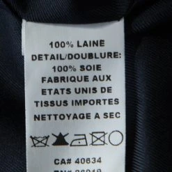 Marc Jacobs Indigo Twill Wool Patch Pocket Detail Belted Jacket M For Women 11 Marc Jacobs Indigo Twill Wool Patch Pocket Detail Belted Jacket M For Women -Marc Jacobs shop luxury women marc jacobs used clothes p181271 004