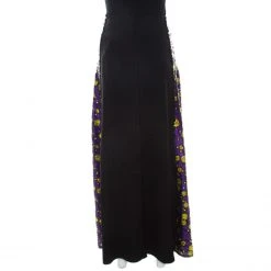 Marc Jacobs Purple Sequin Embellished Silk Maxi Skirt L For Women -Marc Jacobs shop luxury women marc jacobs used clothes p212784 003