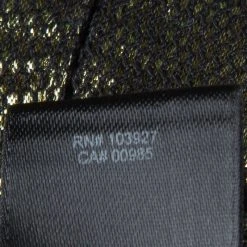 Marc Jacobs Metallic Gold Mesh Overlay Sleeveless Top M For Women -Marc Jacobs shop luxury women marc jacobs used clothes p63506 011