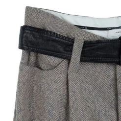 Marc Jacobs Grey Wool Wide Leg Belted Trousers M For Women 13 Marc Jacobs Grey Wool Wide Leg Belted Trousers M For Women -Marc Jacobs shop luxury women marc jacobs used clothes p63953 005