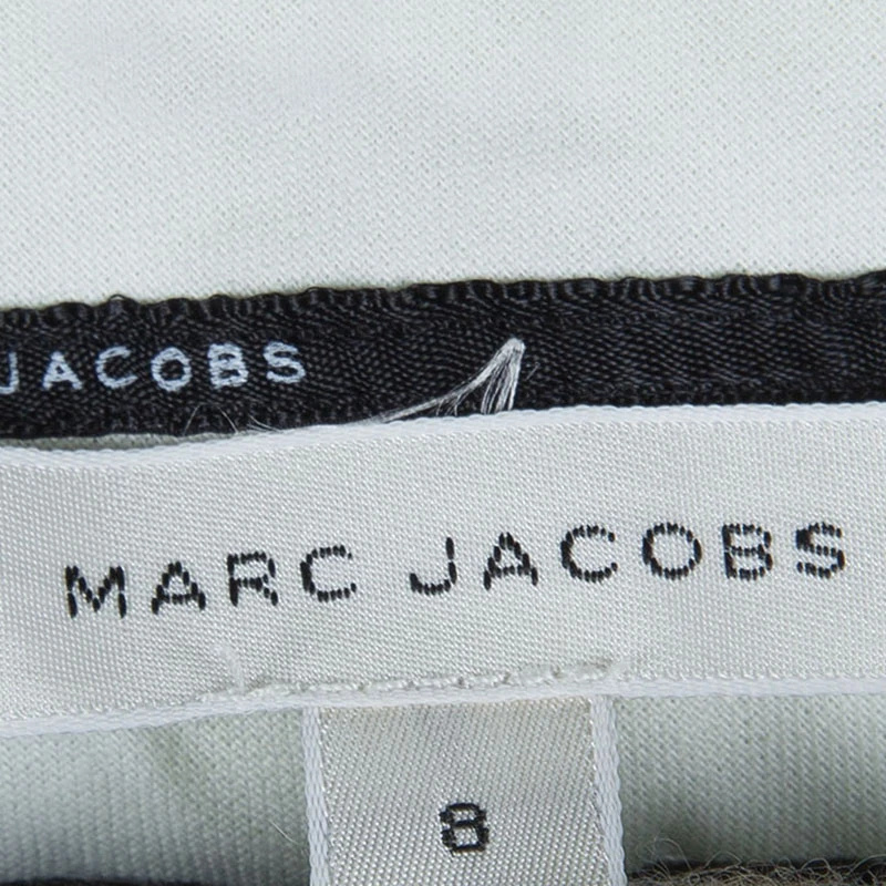 Marc Jacobs Grey Wool Wide Leg Belted Trousers M For Women 9 Marc Jacobs Grey Wool Wide Leg Belted Trousers M For Women - Image 9