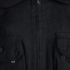 Marc Jacobs Grey Linen Zip Front Cropped Jacket M For Women 9 Marc Jacobs Grey Linen Zip Front Cropped Jacket M For Women -Marc Jacobs shop luxury women marc jacobs used clothes p77506 004