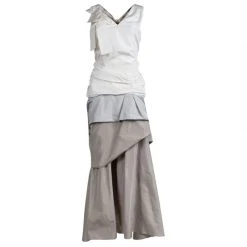 Marc Jacobs Colorblock Tiered Sleeveless Runway Gown M For Women