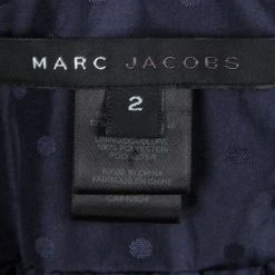 Marc Jacobs Blue Velvet Bow Detail Belted Blazer S For Women -Marc Jacobs shop luxury women marc jacobs used clothes p91051 005