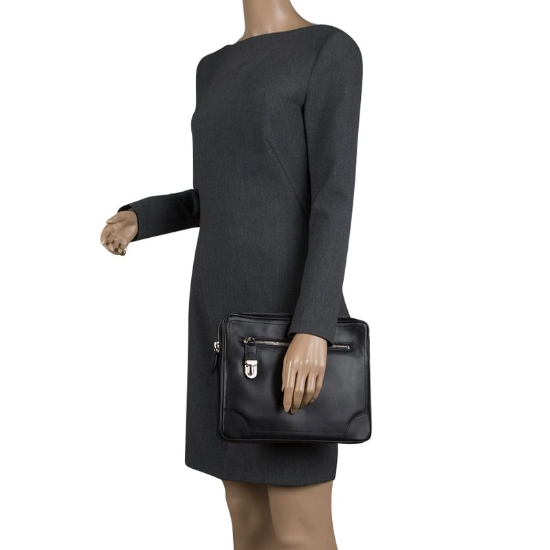 Marc Jacobs Black Leather Clutch For Women 2 Marc Jacobs Black Leather Clutch For Women - Image 2