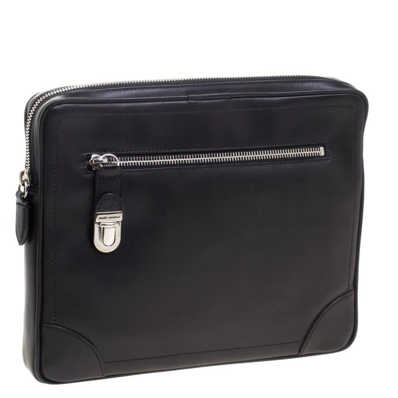 Marc Jacobs Black Leather Clutch For Women 3 Marc Jacobs Black Leather Clutch For Women - Image 3