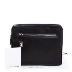 Marc Jacobs Black Leather Clutch For Women 19 Marc Jacobs Black Leather Clutch For Women -Marc Jacobs shop luxury women marc jacobs used handbags p107996 009