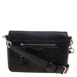 Marc Jacobs Black Leather Small Haze Shoulder Bag For Women