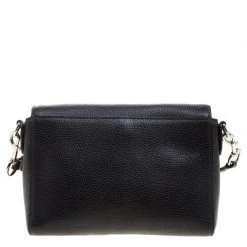 Marc Jacobs Black Leather Small Haze Shoulder Bag For Women -Marc Jacobs shop luxury women marc jacobs used handbags p112119 0004
