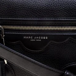 Marc Jacobs Black Leather Small Haze Shoulder Bag For Women -Marc Jacobs shop luxury women marc jacobs used handbags p112119 0005