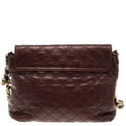 Marc Jacobs Burgundy Quilted Leather The XL Shoulder Bag For Women 15 Marc Jacobs Burgundy Quilted Leather The XL Shoulder Bag For Women -Marc Jacobs shop luxury women marc jacobs used handbags p115685 0004