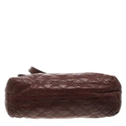 Marc Jacobs Burgundy Quilted Leather The XL Shoulder Bag For Women 17 Marc Jacobs Burgundy Quilted Leather The XL Shoulder Bag For Women -Marc Jacobs shop luxury women marc jacobs used handbags p115685 0006