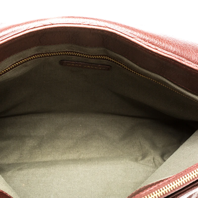 Marc Jacobs Burgundy Quilted Leather The XL Shoulder Bag For Women 7 Marc Jacobs Burgundy Quilted Leather The XL Shoulder Bag For Women - Image 7