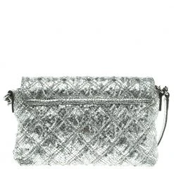 Marc Jacobs Silver Quilted Python Embossed Leather Crossbody Bag For Women 14 Marc Jacobs Silver Quilted Python Embossed Leather Crossbody Bag For Women -Marc Jacobs shop luxury women marc jacobs used handbags p123992 0004