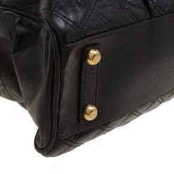 Marc Jacobs Black Quilted Leather Satchel For Women 20 Marc Jacobs Black Quilted Leather Satchel For Women -Marc Jacobs shop luxury women marc jacobs used handbags p129197 0010