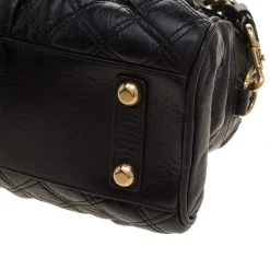 Marc Jacobs Black Quilted Leather Satchel For Women 21 Marc Jacobs Black Quilted Leather Satchel For Women -Marc Jacobs shop luxury women marc jacobs used handbags p129197 0011