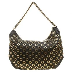 Marc Jacobs Green Leather Eyelet Nomad Shoulder Bag For Women 14 Marc Jacobs Green Leather Eyelet Nomad Shoulder Bag For Women -Marc Jacobs shop luxury women marc jacobs used handbags p131953 0004
