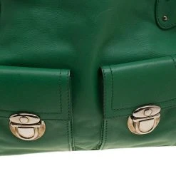 Marc Jacobs Green Leather Stella Tote For Women -Marc Jacobs shop luxury women marc jacobs used handbags p139462 0005