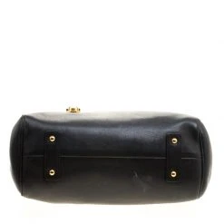 Marc Jacobs Black Leather Stam Satchel For Women -Marc Jacobs shop luxury women marc jacobs used handbags p146702 0006
