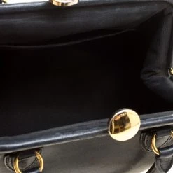 Marc Jacobs Black Leather Stam Satchel For Women -Marc Jacobs shop luxury women marc jacobs used handbags p146702 0007