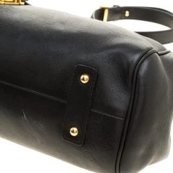 Marc Jacobs Black Leather Stam Satchel For Women -Marc Jacobs shop luxury women marc jacobs used handbags p146702 0011