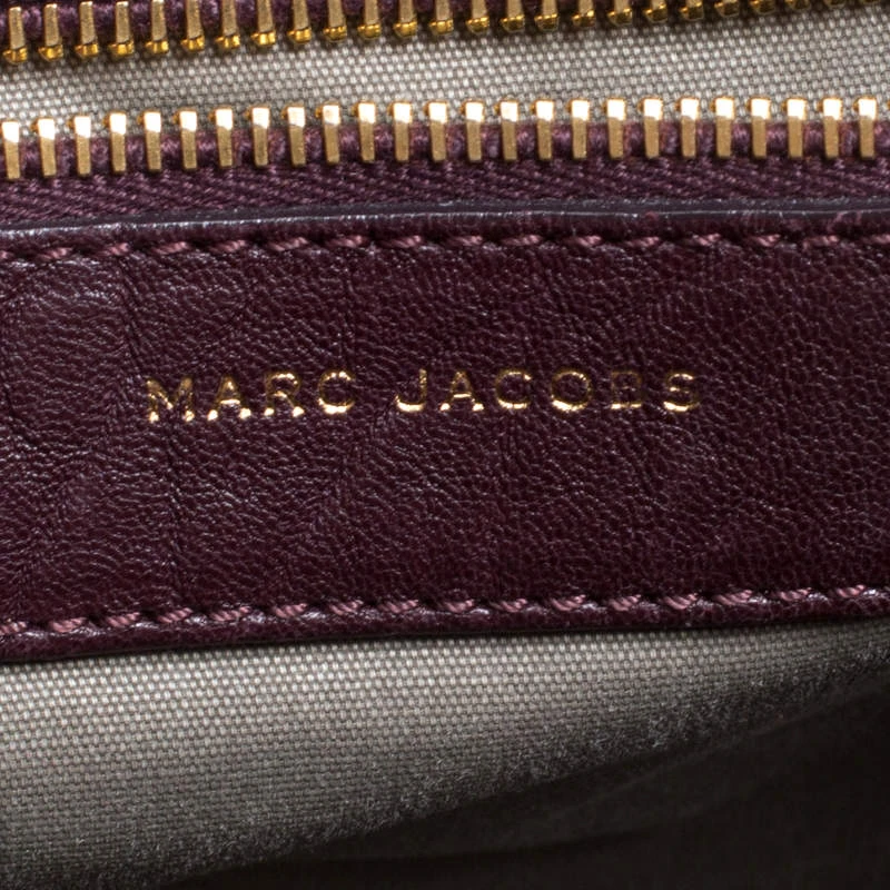 Marc Jacobs Dark Burgundy Leather Crossbody Bag For Women 8 Marc Jacobs Dark Burgundy Leather Crossbody Bag For Women - Image 8