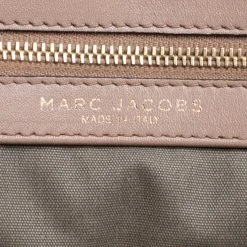 Marc Jacobs Beige Leather Thompson Top Handle Satchel For Women -Marc Jacobs shop luxury women marc jacobs used handbags p162527 001