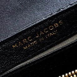 Marc Jacobs Black Quilted Coated Canvas Bow Shoulder Bag For Women 18 Marc Jacobs Black Quilted Coated Canvas Bow Shoulder Bag For Women -Marc Jacobs shop luxury women marc jacobs used handbags p165048 001