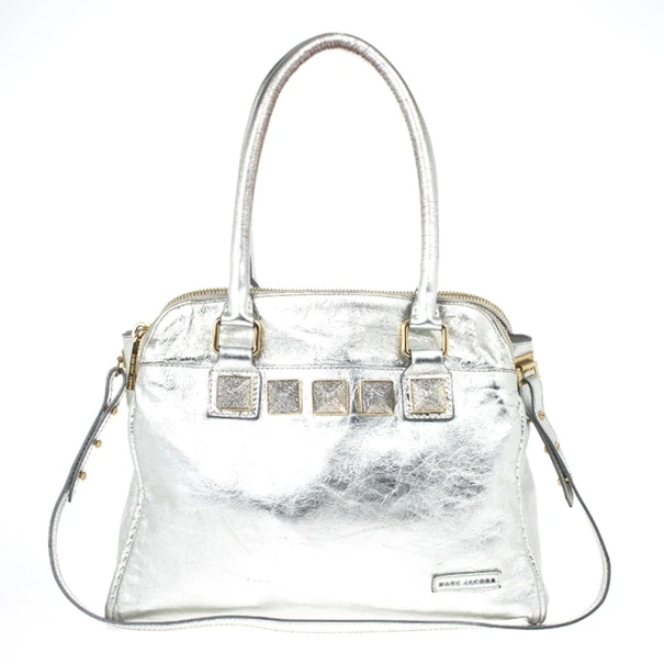 Marc Jacobs Eve Metallic Leather Shopper For Women 1 Marc Jacobs Eve Metallic Leather Shopper For Women