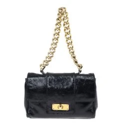 Marc Jacobs Black Patent Ursula Pochette For Women