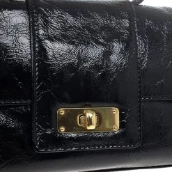 Marc Jacobs Black Patent Ursula Pochette For Women -Marc Jacobs shop luxury women marc jacobs used handbags p20280 011