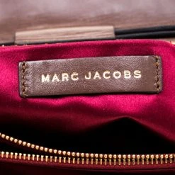 Marc Jacobs Red/Gold Snakeskin Flap Shoulder Bag For Women -Marc Jacobs shop luxury women marc jacobs used handbags p204865 006