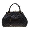 Marc Jacobs Black Quilted Leather Stam Shoulder Bag For Women
