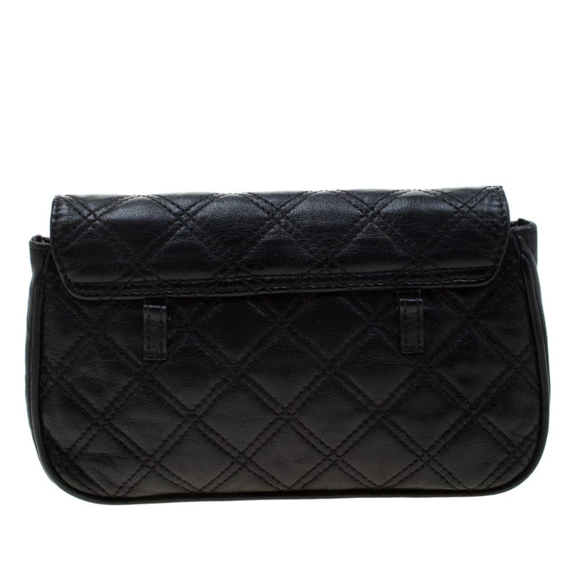 Marc Jacobs Black Quilted Leather Small Single Shoulder Bag For Women 4 Marc Jacobs Black Quilted Leather Small Single Shoulder Bag For Women - Image 4