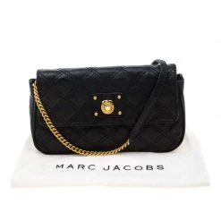 Marc Jacobs Black Quilted Leather Small Single Shoulder Bag For Women 19 Marc Jacobs Black Quilted Leather Small Single Shoulder Bag For Women -Marc Jacobs shop luxury women marc jacobs used handbags p208592 007