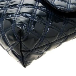 Marc Jacobs Marc Jacob Navy Blue Patent Leather Quilted Flap Bag For Women 21 Marc Jacobs Marc Jacob Navy Blue Patent Leather Quilted Flap Bag For Women -Marc Jacobs shop luxury women marc jacobs used handbags p209137 010