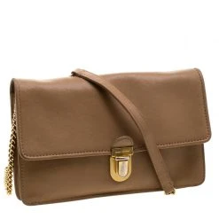 Marc Jacobs Tan Leather Crossbody Bag For Women 14 Marc Jacobs Tan Leather Crossbody Bag For Women -Marc Jacobs shop luxury women marc jacobs used handbags p210309 008